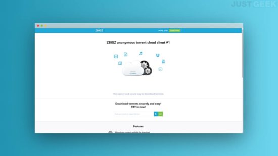 ZBIGZ : client torrent en ligne gratuit