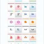 Beautiful-Ribbon-Social-Media-Icons-Set