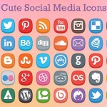 Cute Social Media Icons