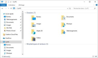 Déplacer les bibliothèques sous Windows 10