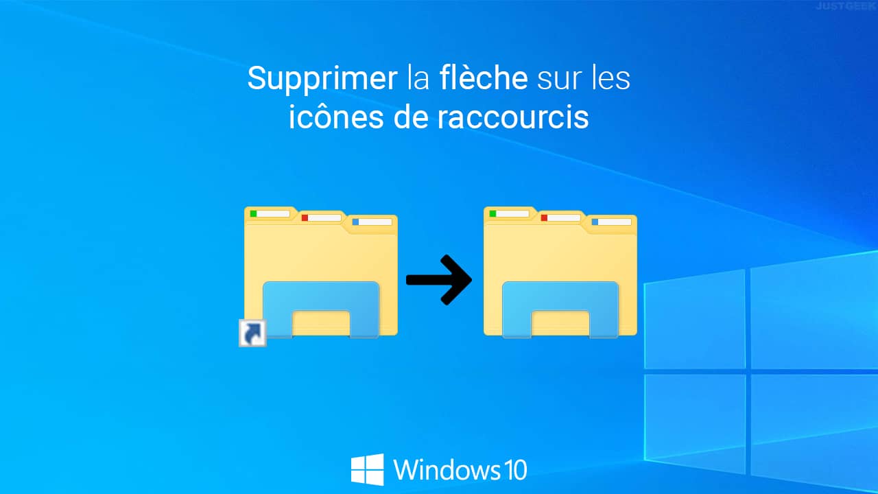 Supprimer la flèche des raccourcis Windows
