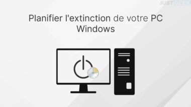 Planifier arrêt PC Windows