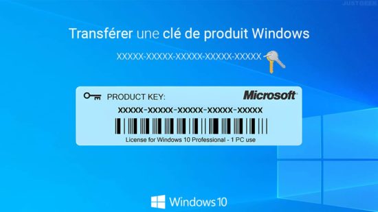 Transférer la clé de produit Windows d'un PC à un autre