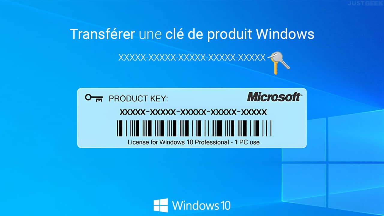 Transférer sa licence Windows sur un autre PC – Le Crabe Info