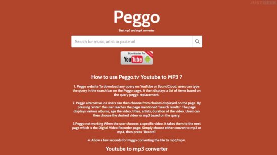 Télécharger une vidéo YouTube en MP3 ou MP4 avec Peggo