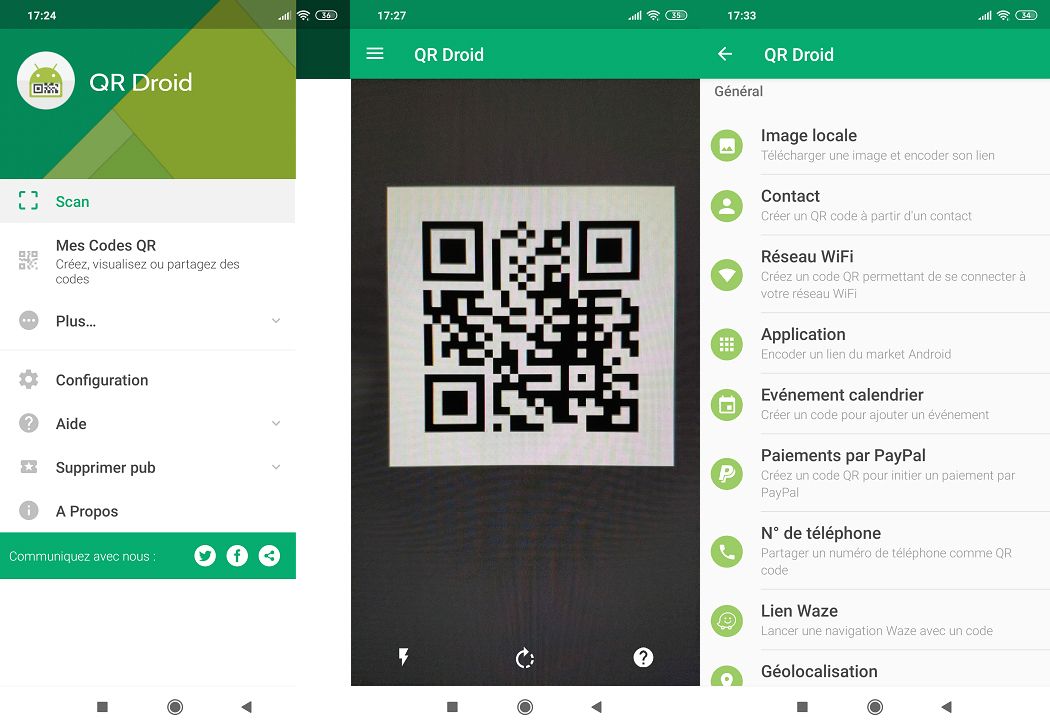 QR Droid Code Scanner