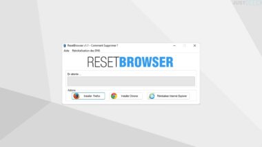 Réinitialiser son navigateur Web (Chrome, Firefox, etc.)