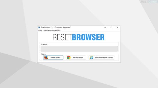 Réinitialiser son navigateur Web (Chrome, Firefox, etc.)