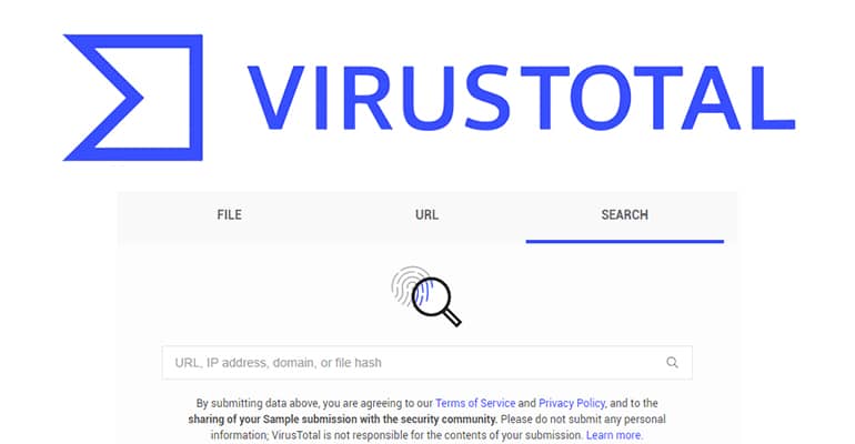 VirusTotal: Scan a file one line