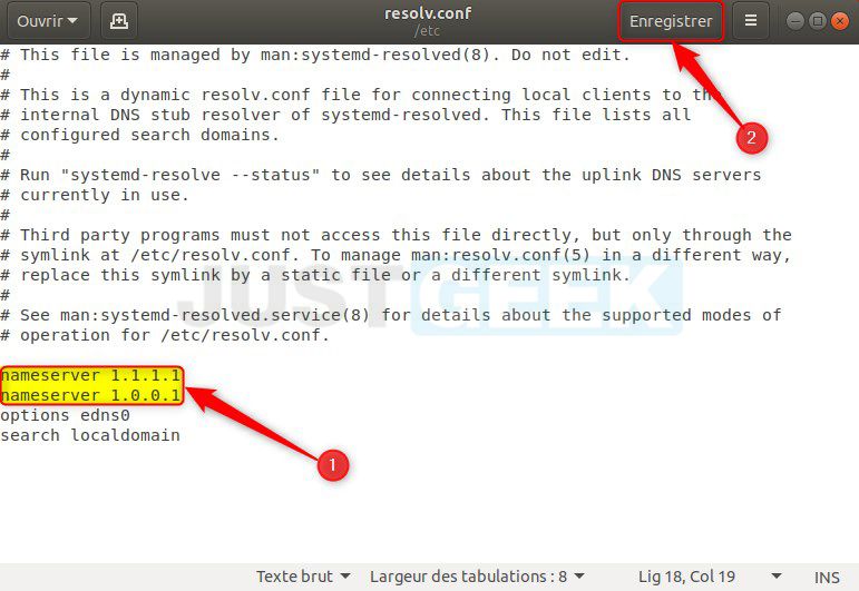 Changer DNS sous Linux