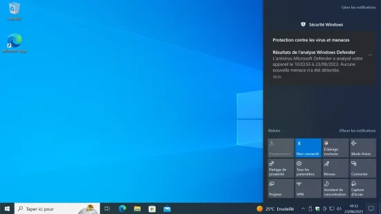 Windows 10 : désactiver le centre de notifications et d'actions