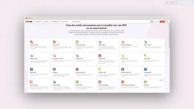 iLovePDF, un éditeur PDF en ligne gratuit