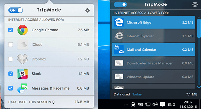 tripmode alternative windows