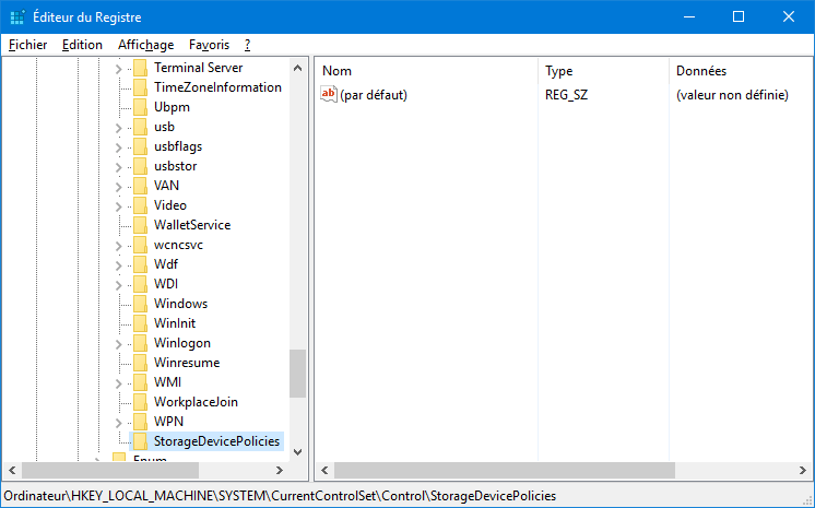 editeur_du_registre_windows_storagedevicepolicies