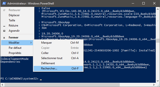 Calculatrice windows 10 disparu