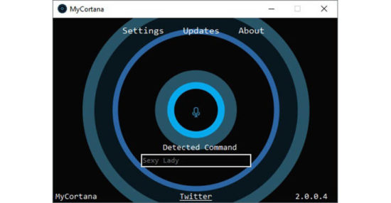 Renommer Cortana sur Windows 10