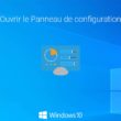 Windows 10 : ouvrir le Panneau de configuration