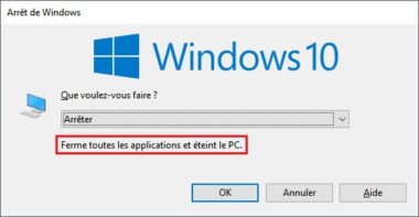 Bloquer la réouverture des programmes au démarrage de Windows 10