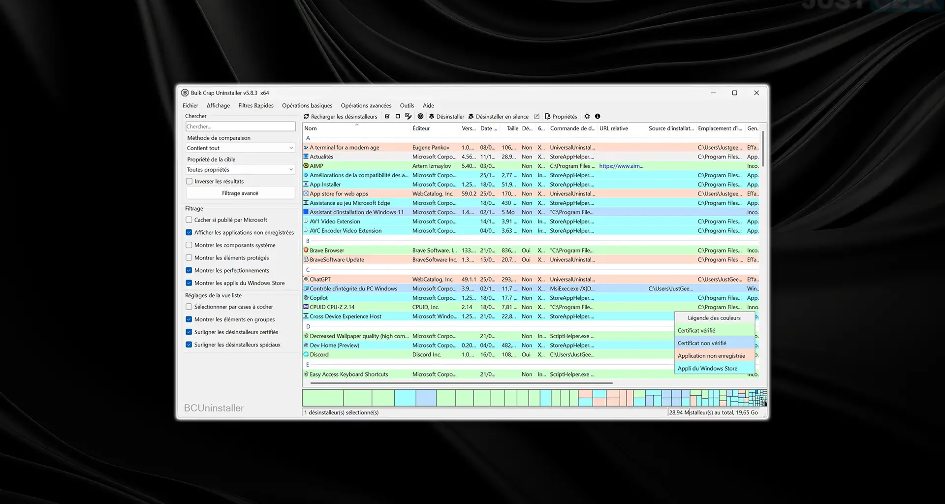Bulk Crap Uninstaller : un outil de désinstallation pour Windows vraiment efficace
