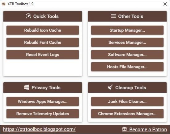 XTR Toolbox