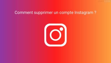 Comment supprimer un compte Instagram ?