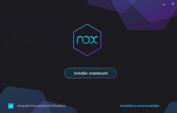 Installation de NoxPlayer