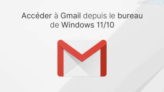 Accéder à Gmail depuis le bureau de Windows 11/10
