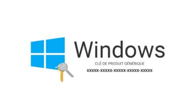 Clés de produit génériques pour installer Windows 10, 8, 7, Vista, XP