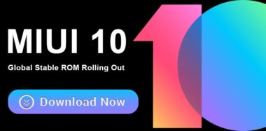 MIUI 10 Global Stable ROM Download
