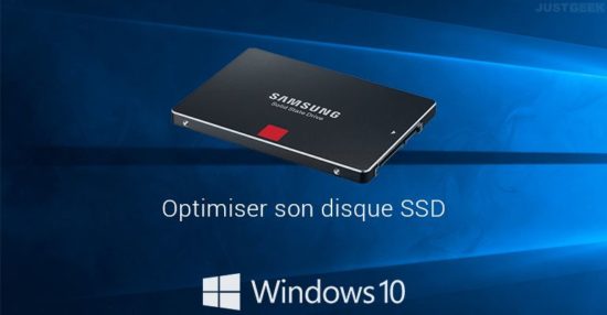 Optimiser disque SSD Windows 10