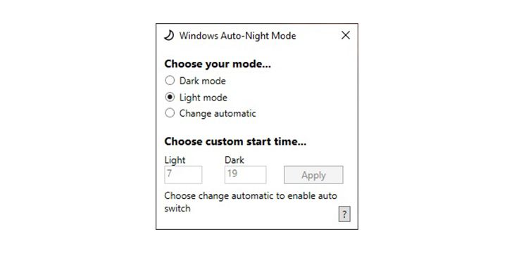 Windows 10 Basculer Automatiquement Entre Mode Clair Et