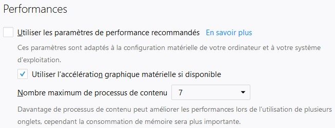 Augmenter ou diminuer le nombre de processus de contenu