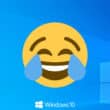 Ouvrir le panneau des emojis dans Windows 10