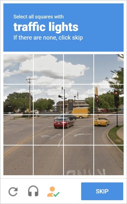 Exemple CAPTCHA image