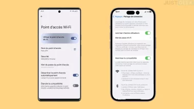 Partage de connexion Android et iPhone