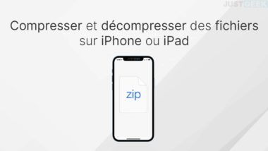 Compresser/décompresser des fichiers sur iPhone et iPad