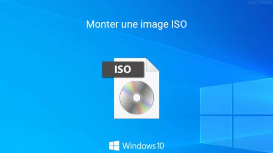 Monter une image ISO sous Windows 10 sans logiciel