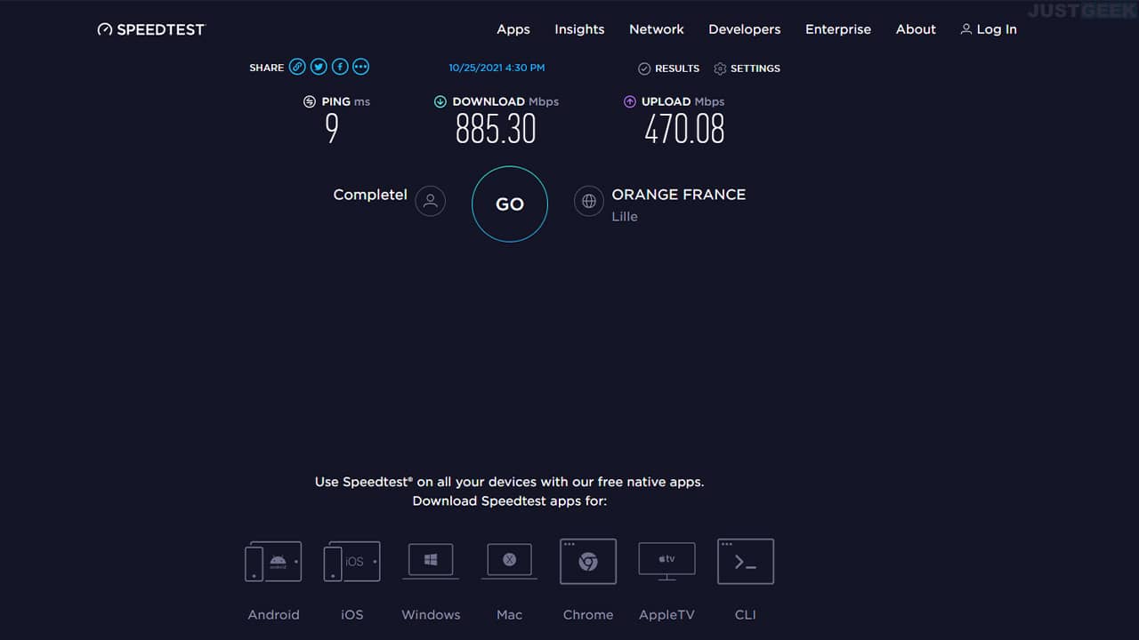 SpeedTest.net : Tester la bande passante de votre connexion Internet