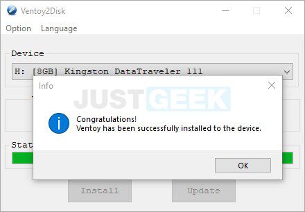 Installer Ventoy sur une clé USB
