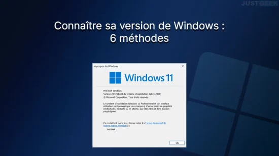 Connaître sa version de Windows