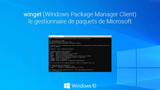 winget : installer et utiliser le gestionnaire de paquets de Microsoft