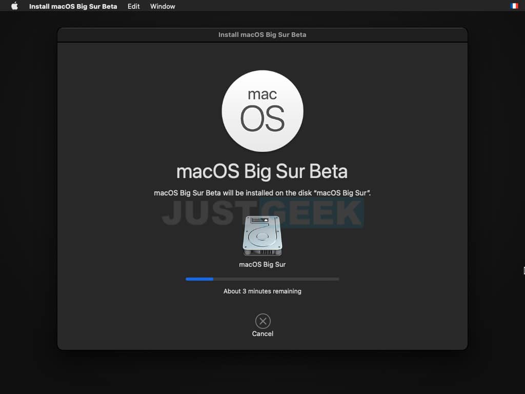 Installation de macOS Big Sur
