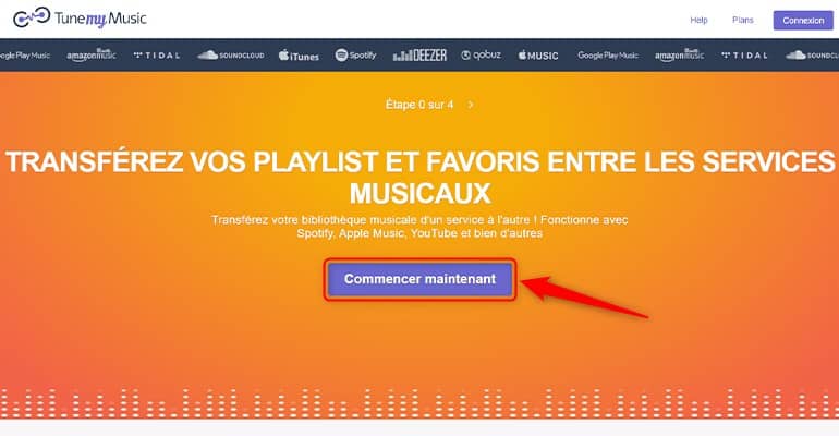 Transférez vos playlists et favoris entre les services musicaux