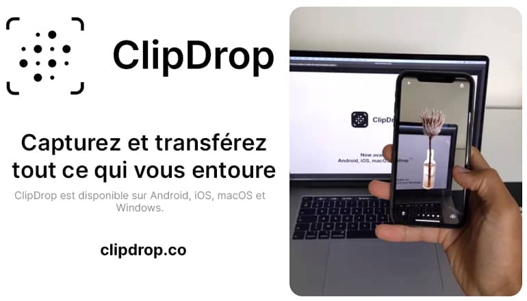 ClipDrop : Application détourage photo