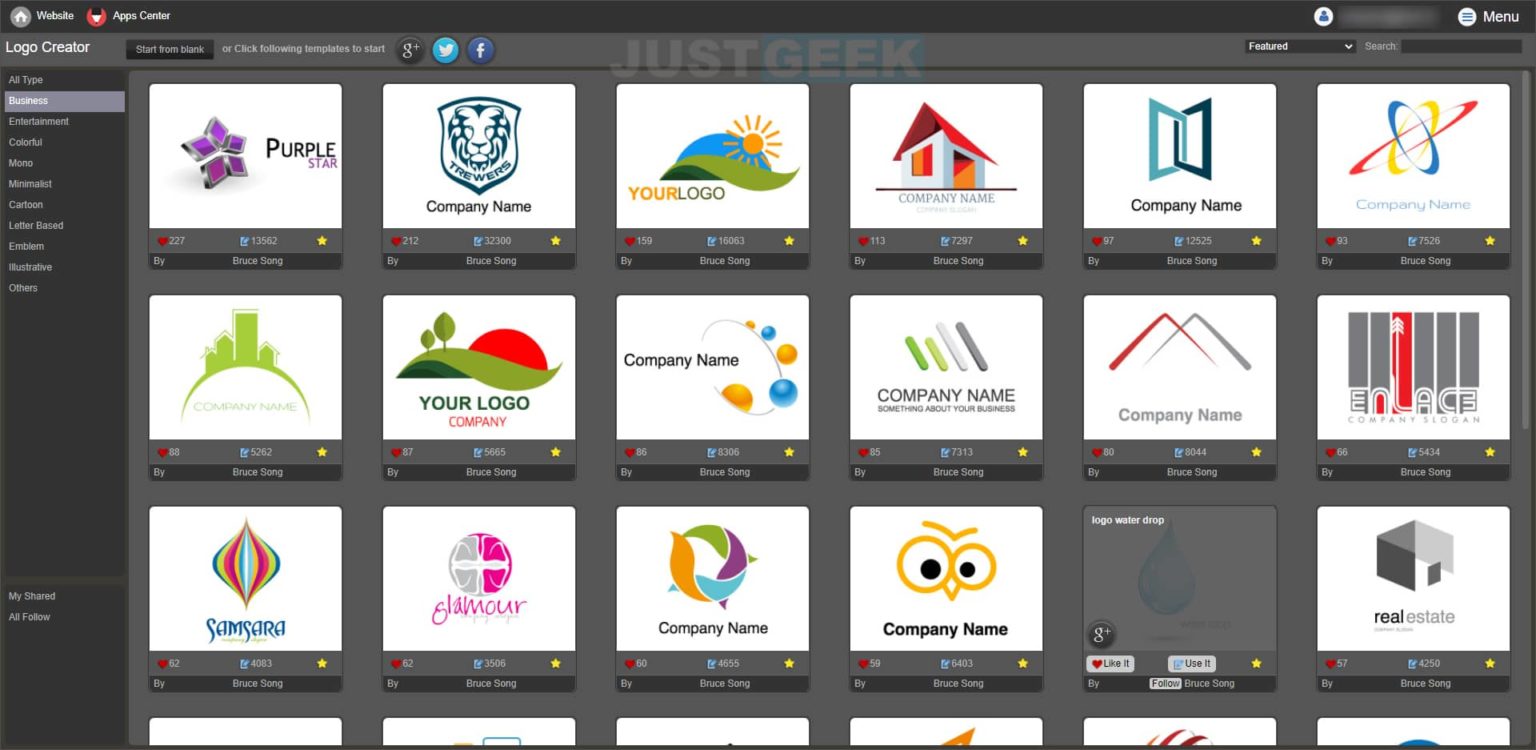 Meilleur site création logo gratuit