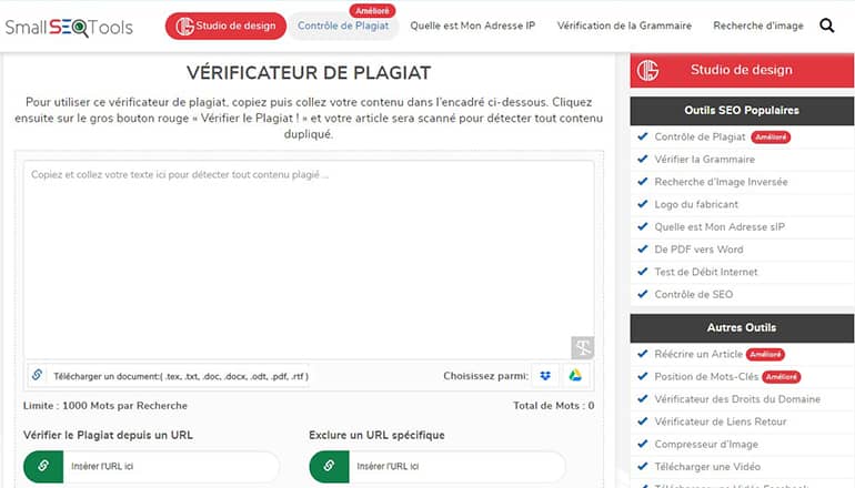 Vérificateur de plagiat en ligne gratuit