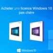 Acheter Windows 10 pas cher