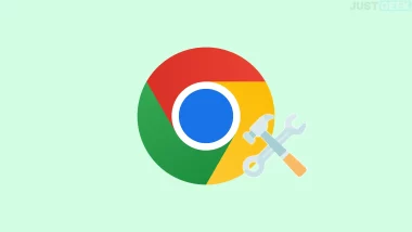 Logo de Google Chrome avec des outils pour illustrer la réparation ou la réinitialisation du navigateur
