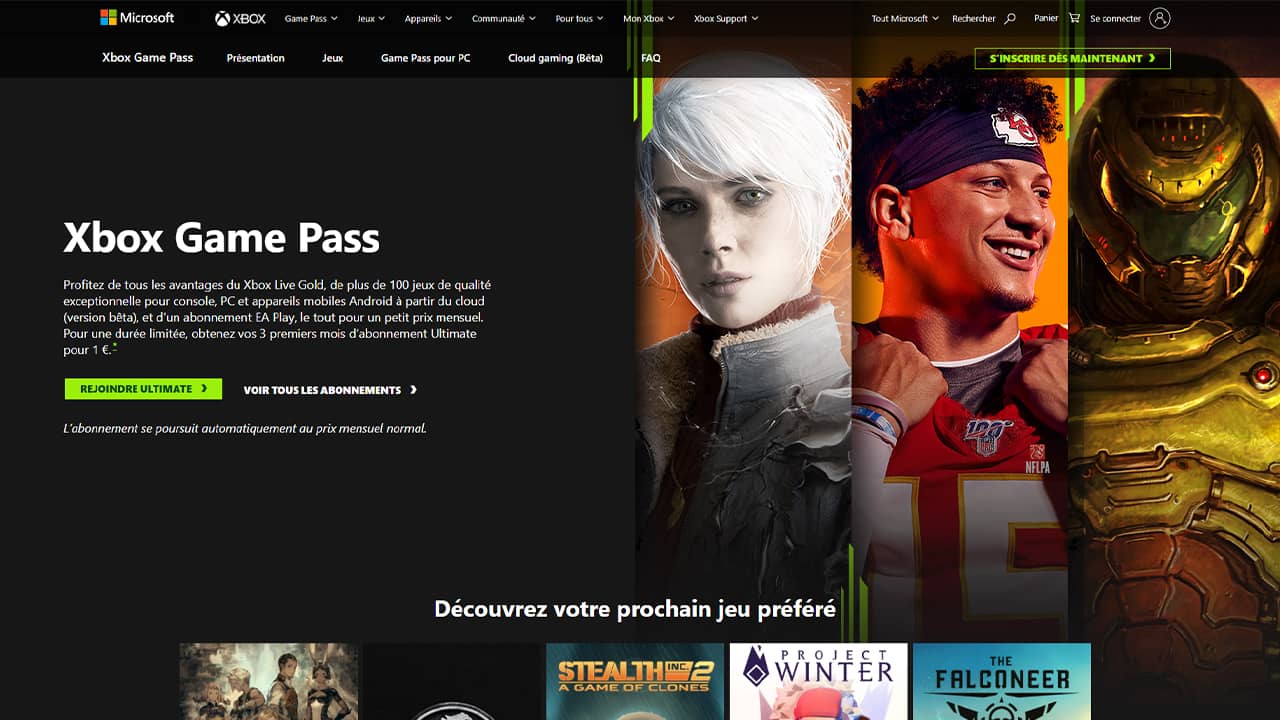 Xbox Game Pass, le meilleur service de Cloud Gaming