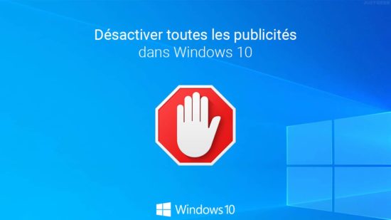 Supprimer publicité Windows 10
